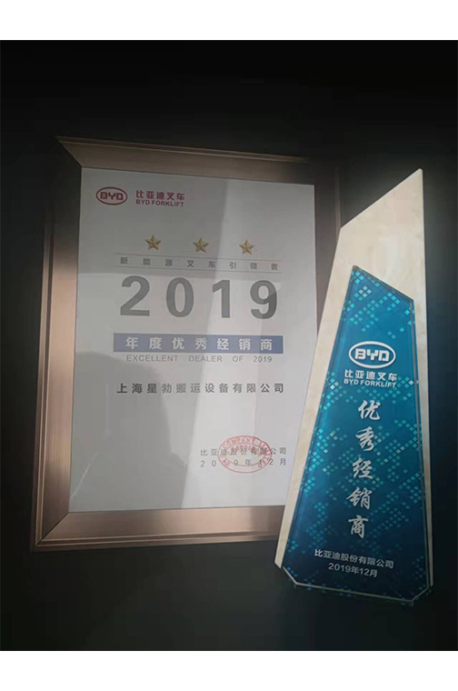 温岭市比亚迪2019优秀经销商